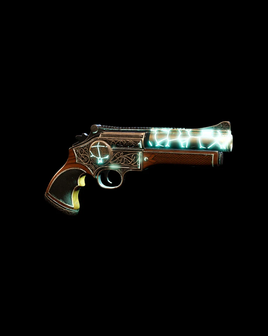 The Ironwood alone in the dark, just after a forging