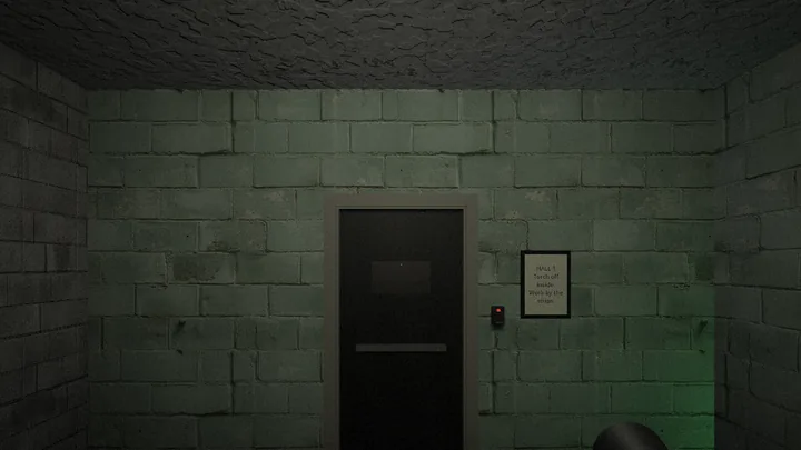 A hall door, and the rule on it